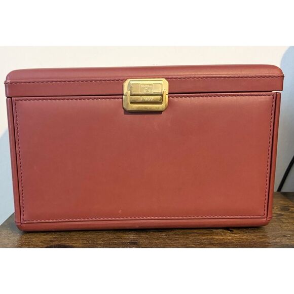 Scatola Del Tempo Watch Winder 7RT Cognac Leather Box Display Case No. 507 - Picture 1 of 15